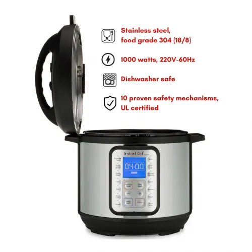 Instant Pot 6-qt Duo Plus 9-in-1 Pressure Cooker - Level Up